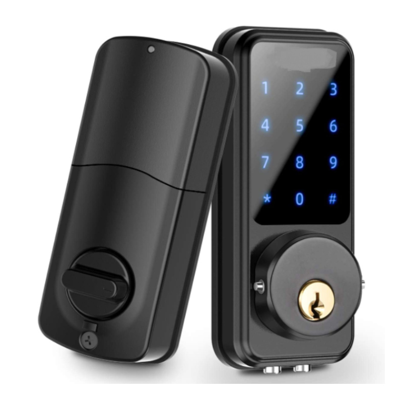 3001 Elektronisk knappsats Deadbolt Lock, Electrical TouchPad Lock för ytterdörrinmatning